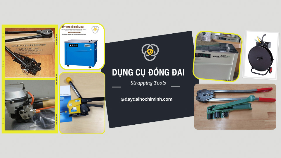 máy đóng đai dành cho dây đai nhựa pp, dây đai nhựa PET, dây đai thép